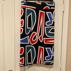 SALE!! CLEARING CLOSET SALE!! Eloquii Neoprene Pencil Skirt in Bold Print
